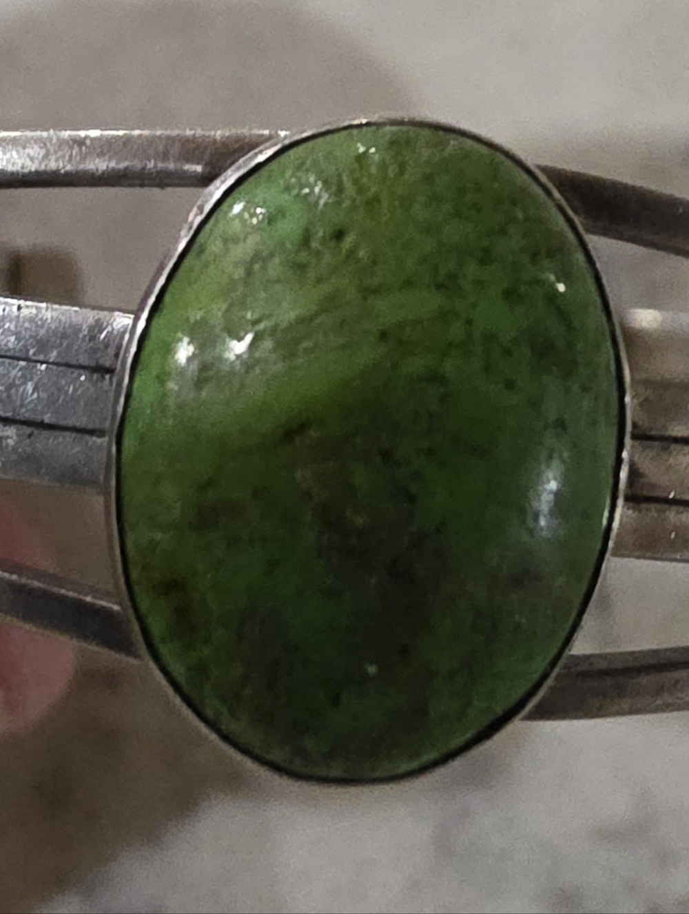 Navajo Vintage Gaspeite Cuff